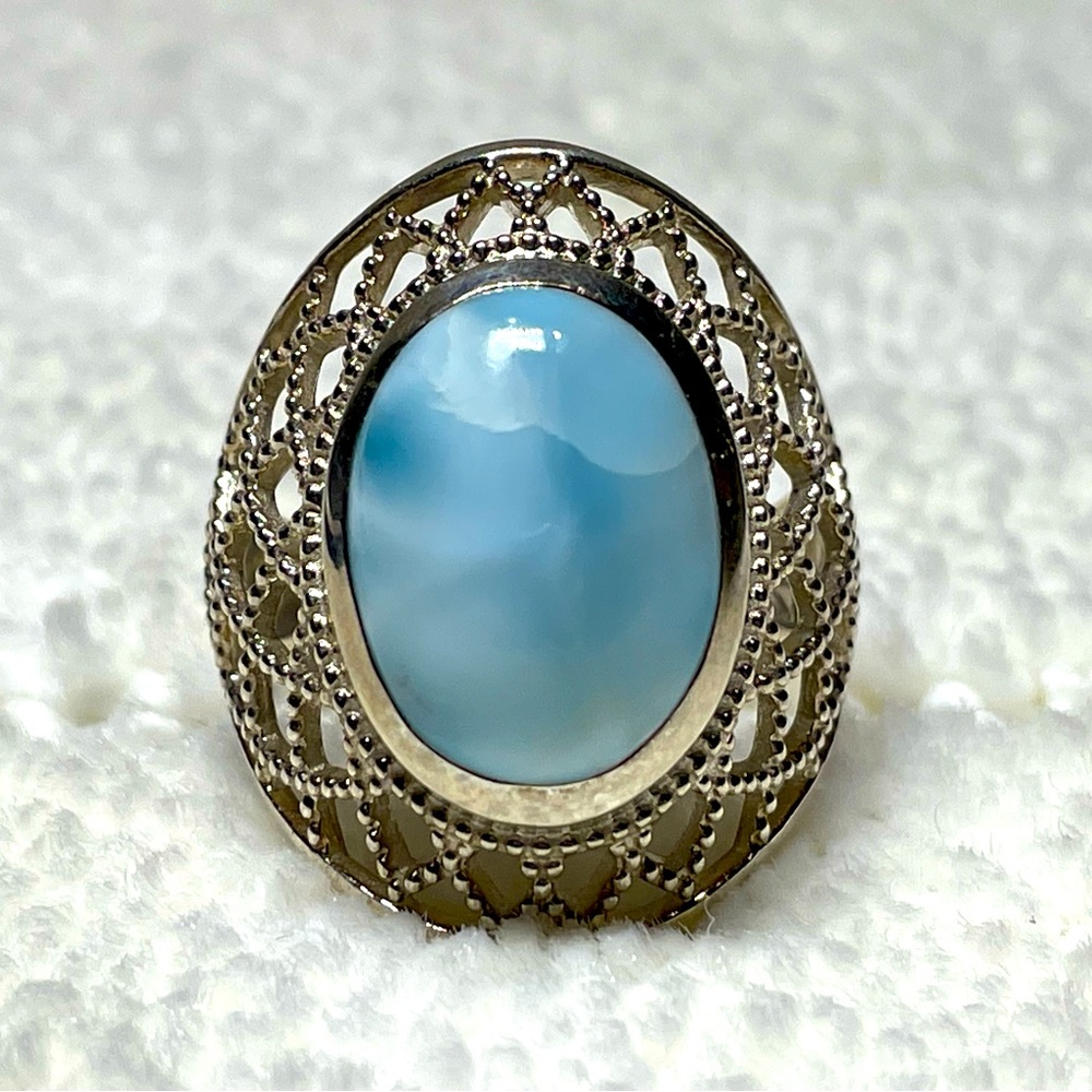 Larimar ring